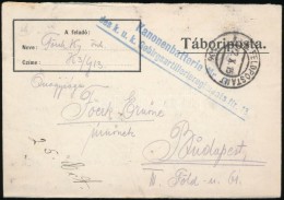 1915 Tábori Posta LevelezÅ‘lap / Field Postcard 'Kanonenbatterie Nr.3 Des K.u.k. Gebirgsartillerieregiments... - Other & Unclassified