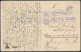 1915 Tábori Posta Képeslap / Field Postcard 'M. Kir. Honvéd állomás... - Otros & Sin Clasificación