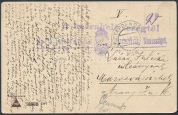 1915 Tábori Posta Képeslap / Field Postcard 'M. Kir. Honvéd állomás... - Other & Unclassified