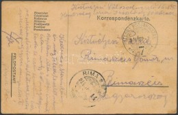 1914 Tábori Posta LevelezÅ‘lap / Field Post Cover 'TP 7' Ez A Postahivatal Przemysl-nél... - Otros & Sin Clasificación