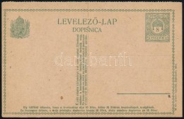 1917 Használatlan 8f Díjjegyes Magyar-horvát Hasábos LevelezÅ‘lap (20.000) / Unused 8f... - Otros & Sin Clasificación