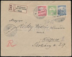 1917 Ajánlott Levél A Hadi RepülÅ‘ Kiállításról / Registered Cover... - Otros & Sin Clasificación
