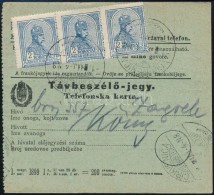 1917 TávbeszélÅ‘ Jegy SürgÅ‘s Beszélgetésre 6K... - Otros & Sin Clasificación
