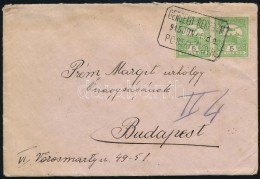 1915 Levél Postaügynökségi Bélyegzéssel / Cover With Postal Agency Postmark... - Otros & Sin Clasificación