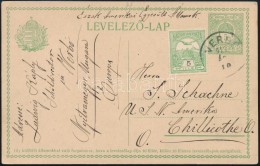 1913 Díjkiegészített Díjjegyes LevelezÅ‘lap Az USA-ba / PS-card With Additional... - Otros & Sin Clasificación