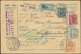 1910 Postai Szállítólevél 1,63K Bérmentesítéssel Zürichbe /... - Otros & Sin Clasificación