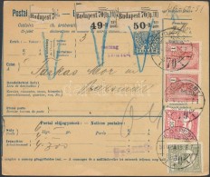 1910 Turul Csomagszállító 2,16K Díjkiegészítéssel / Parcel Card - Otros & Sin Clasificación