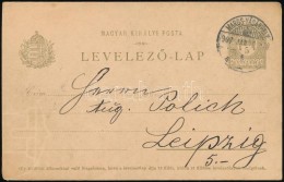 1907 Díjjegyes LevelezÅ‘lap Bal Alsó Részén Nagy FekvÅ‘ Vízjelrészlettel... - Otros & Sin Clasificación