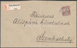 1903 Ajánlott Levél / Registered Cover 'PINKA-MIN(DSZENT)' - Szombathely - Otros & Sin Clasificación
