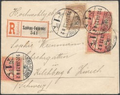1902 Ajánlott Levél 50f Bérmentesítéssel Svájcba / Registered Cover With... - Otros & Sin Clasificación