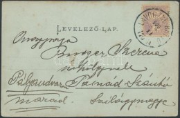 1900 Képeslap Turul 4f Bérmentesítéssel 'LAVOCZNE-BÁTYÚ 110 Sz.'... - Otros & Sin Clasificación