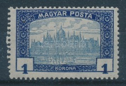 ** 1919 Magyar Posta 1K JelentÅ‘sen Eltolódott értékszámokkal / Mi 318, Strongly... - Otros & Sin Clasificación