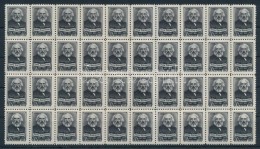 ** 1958 Henry Longfellow 40-es ívdarab Mi 2059 Block Of 40 (Mi EUR 320,-) - Other & Unclassified