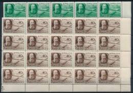 ** 1949 Wassilij Dokutschajew Sor ívsarki 20-as Tömbökben Mi 1365-1366 Corner Blocks Of 20 (Mi EUR... - Autres & Non Classés