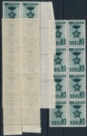 ** 1943-1954 Mi 876, 1724 106 Bélyeg összefüggésekben / 106 Stamps In Different Units - Autres & Non Classés