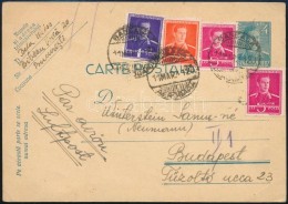1941 Légi Díjjegyes LevelezÅ‘lap Díjkiegészítéssel Budapestre / Airmail... - Other & Unclassified