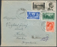 1939 Ajánlott Levél Vegyes Bérmentesítéssel Jugoszláviába /... - Other & Unclassified