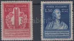 ** 1949 Alessandro Volta Sor Mi 784-785 - Andere & Zonder Classificatie