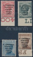 ** 1922 Filatéliai Kongresszus Sor Mi 153-156 - Andere & Zonder Classificatie