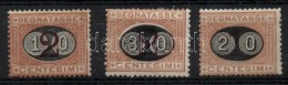 * 1890 Portó Felülnyomott Sor / Postage Due Overprinted Set Mi 15-17 - Andere & Zonder Classificatie