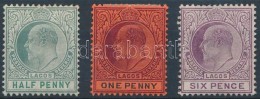 * Lagos 1904 Forgalmi Mi 43-44, 48, 52 - Andere & Zonder Classificatie