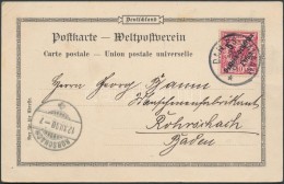 Deutsch Ostafrika 1898 Képeslap / Postacrd From Dar-es Salam To Switzerland - Otros & Sin Clasificación