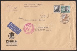 1938 Légi Levél Argentínába 3,25 RM Bérmentesítéssel / Airmail... - Otros & Sin Clasificación
