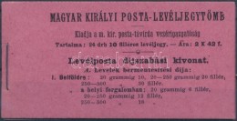 ** 1901 Turul Teljes Bélyegfüzet GyönyörÅ± állapotban, Nagyon Ritka! (120.000) / Mi BF... - Otros & Sin Clasificación