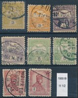 O 1900 8 Db Turul 11 1/2 Fogazással / 8 Turul Stamps  11 1/2 Perforation - Andere & Zonder Classificatie