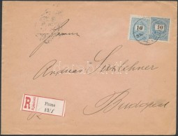 1899 2 X 10kr (különbözÅ‘ SzínÅ±ek / Different Colours) Ajánlott Levélen Adria... - Otros & Sin Clasificación