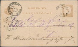 1883 Díjjegyes LevelezÅ‘lap / PS-card 'PRIBÓTZ TÚROCZ M' (Gudlin Nem Említi / Not... - Otros & Sin Clasificación