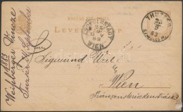 1883 Díjjegyes LevelezÅ‘lap / PS-card 'THUZSÉR SZABOLCS M' (E 3.55 Gudlin Nem Említi / Not... - Otros & Sin Clasificación