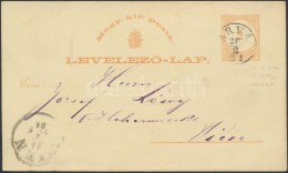 1881 Díjjegyes LevelezÅ‘lap / PS-card 'ÁRVA' (G 3.14 Gudlin Nem Említi / Not Listed) - Otros & Sin Clasificación