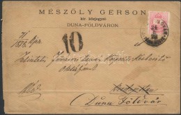 1878 5kr Levélen Budapestre, Majd 10kr Portóval Visszaküldve / 5kr On Cover, Returned With 10kr... - Otros & Sin Clasificación