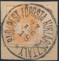 1881 Hírlapbélyeg / Newspaper Stamp 'BUDAPEST FÅPOSTA HIRLAPOSZTÁLY' Luxus... - Andere & Zonder Classificatie