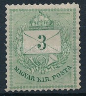 ** 1881 3kr 13-as Fogazással (44.000) / Mi 22 With  Perforation 13 (ceruzás írás A... - Autres & Non Classés