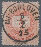 O 1875 5kr 'ÚJ-BORLOVEN' (Gudlin 250 P) - Otros & Sin Clasificación