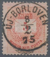 O 1875 5kr 'ÚJ-BORLOVEN' (Gudlin 250 P) - Andere & Zonder Classificatie