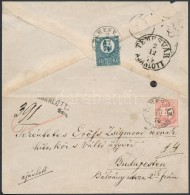 1874 Ajánlott Levél Réznyomat 10kr és 1874-es 5kr Vegyes... - Autres & Non Classés