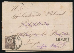 1873 Réznyomat 15kr Ajánlott Levélen / Mi 11 On Registered Cover 'SELLYE SOMOGY M.' -... - Other & Unclassified