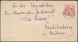 1873 Réznyomat 5kr Díjjegyes Boríték / PS-card 'OGULIN' - Neutitschein - Other & Unclassified