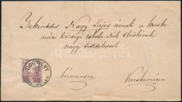 1873 Réznyomat 5kr Levélen / Mi 10 On Cover 'BOGDÁNY / DUNA-MELLETT' - Kecskemét - Other & Unclassified