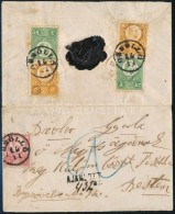 1873 Ajánlott Levél Réznyomat 2 X 2kr (egyik Sérült / 1 Stamp Is Damaged), 2 X 3kr... - Other & Unclassified
