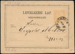 1872 Díjjegyes LevelezÅ‘lap / PS-card 'RÉV-KOMÁROM' - Other & Unclassified