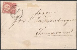 1872 Réznyomat 5kr Levélen / Mi 10 On Cover 'ZSOMBOLYA' - 'TEMESVÁR' Signed: Ferchenbauer - Otros & Sin Clasificación