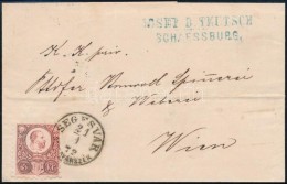 1872 Réznyomat 5kr Levélen / Mi 10 On Cover 'SEGESVÁR SEGESVÁRSZÉK' - Wien - Otros & Sin Clasificación