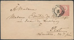 1871 5kr Díjjegyes Levél / 5kr PS-cover 'BALASSA-GYARMATH' (Gudlin 150 P) - Autres & Non Classés