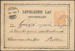1871 2kr Díjjegyes LevelezÅ‘lap / 2kr PS-card 'LEGENYE-MIHÁLYI' Ritka/rare (Gudlin 600 P) - Otros & Sin Clasificación