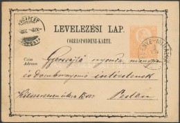 1871 2kr Díjjegyes LevelezÅ‘lap / 2kr PS-card 'LEGENYE-MIHÁLYI' Ritka/rare (Gudlin 600 P) - Other & Unclassified