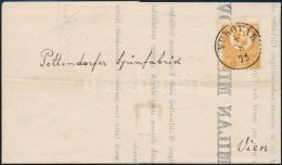 1871 Réznyomat 2kr / Mi 8 On Cover 'VUKOVÁR' - Wien - Otros & Sin Clasificación